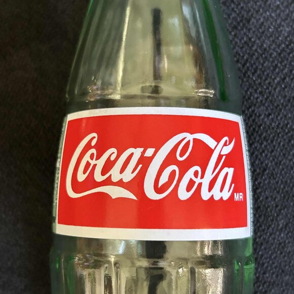 Coca-Cola Coke Bottle 2002 Hecho en Mexico 355 ml Green Glass Empty - Picture 5 of 8